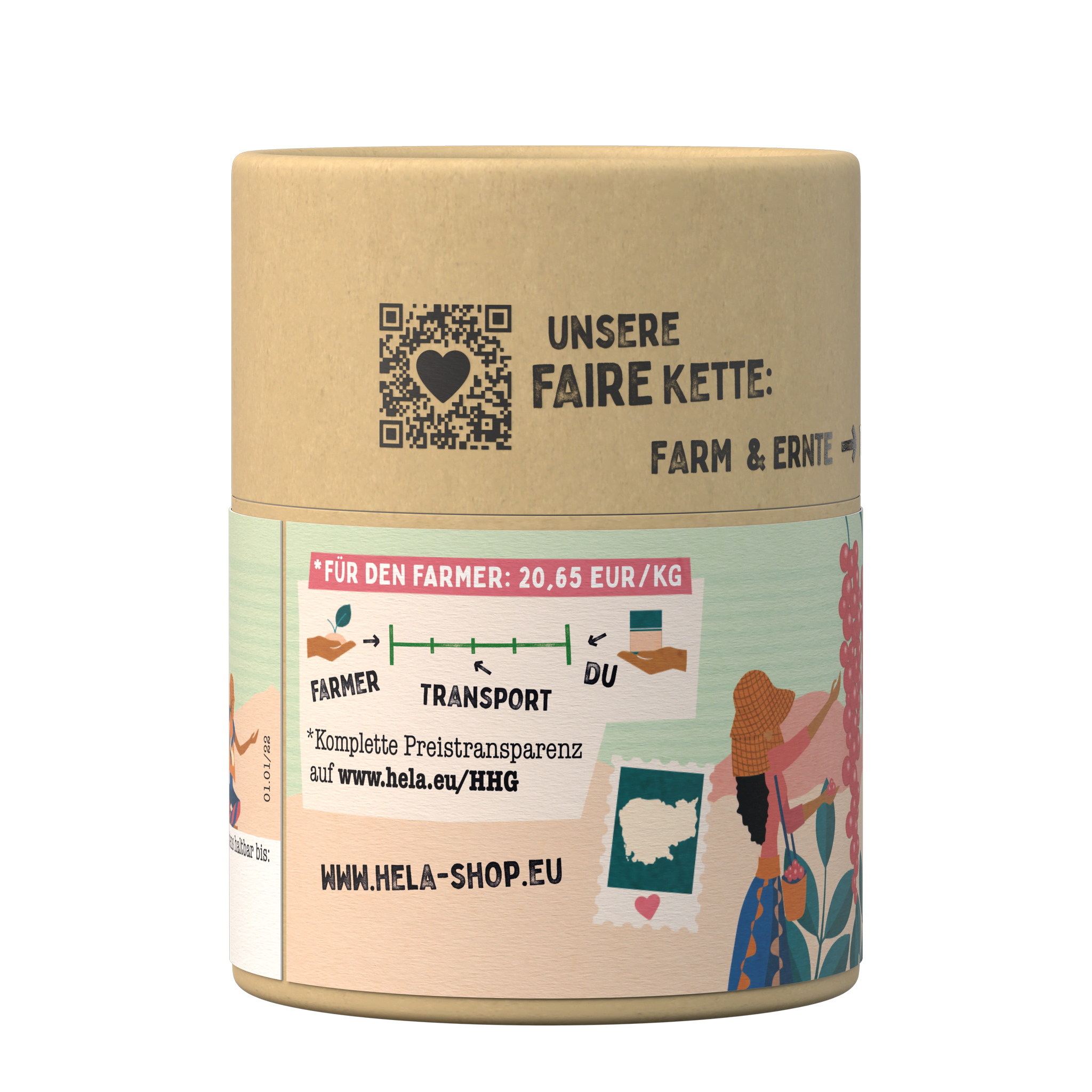 Chamkar Roter Kampot Pfeffer 100g