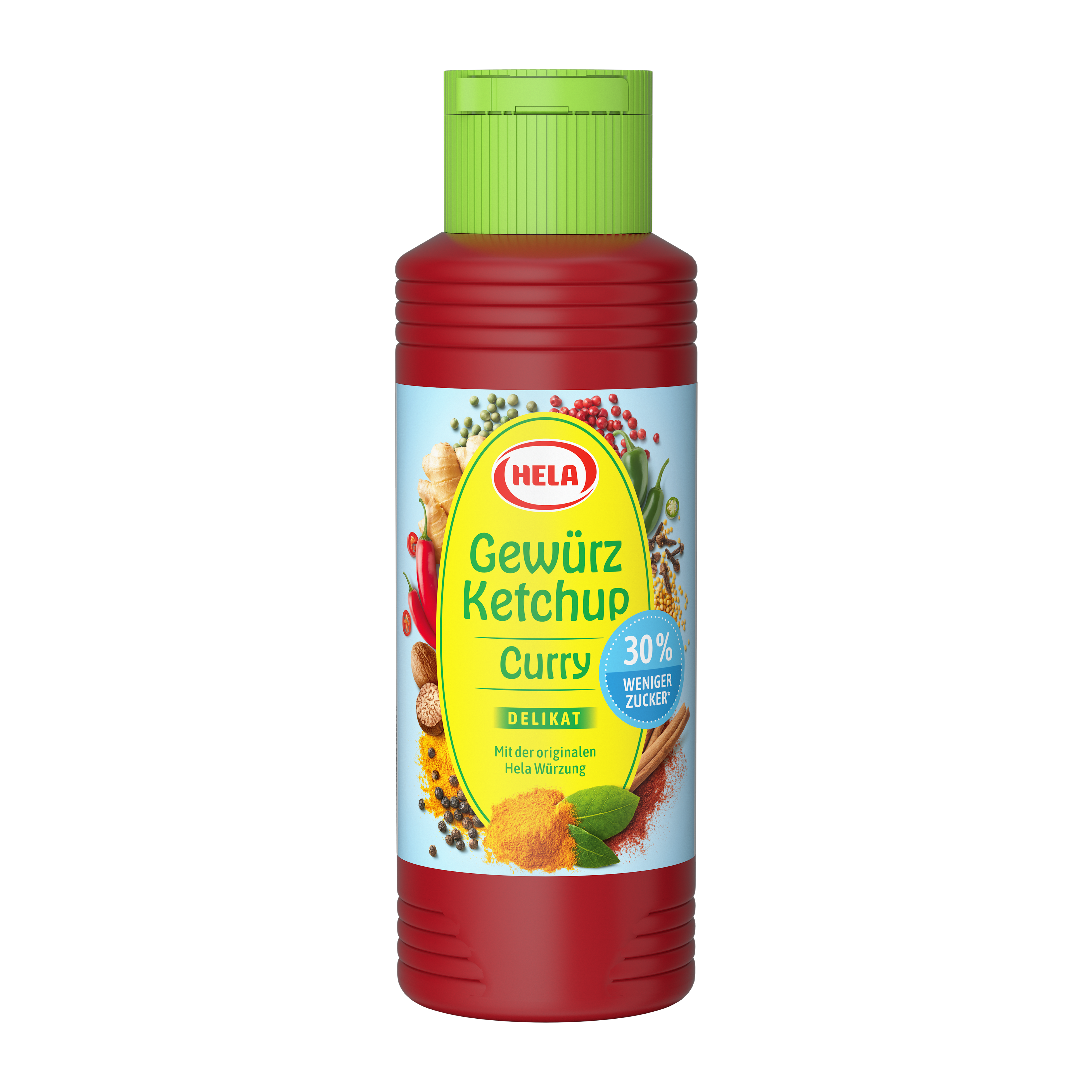 Gewürz Ketchup Curry delikat 30% weniger Zucker 300ml