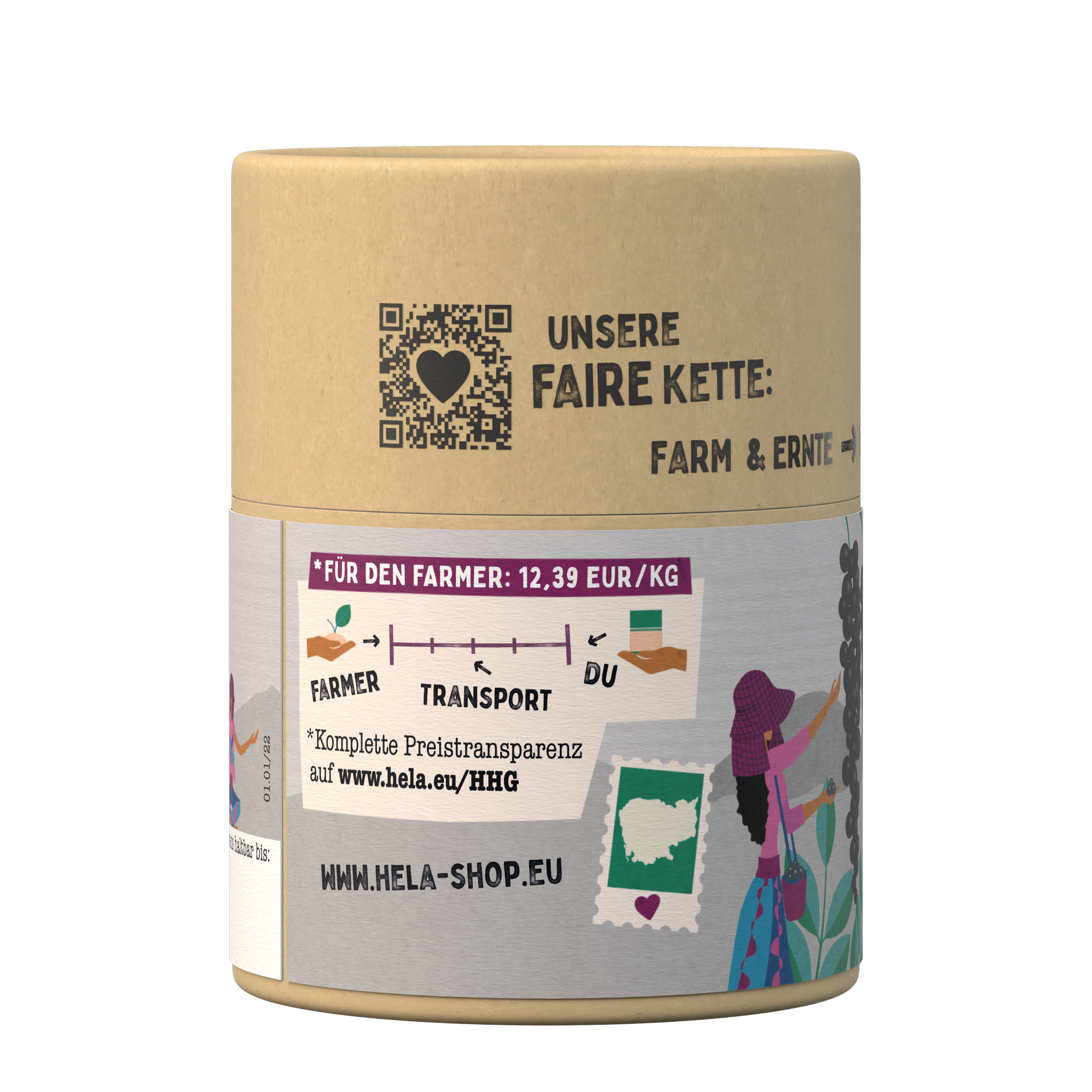 Chamkar Schwarzer Kampot Pfeffer 100 g