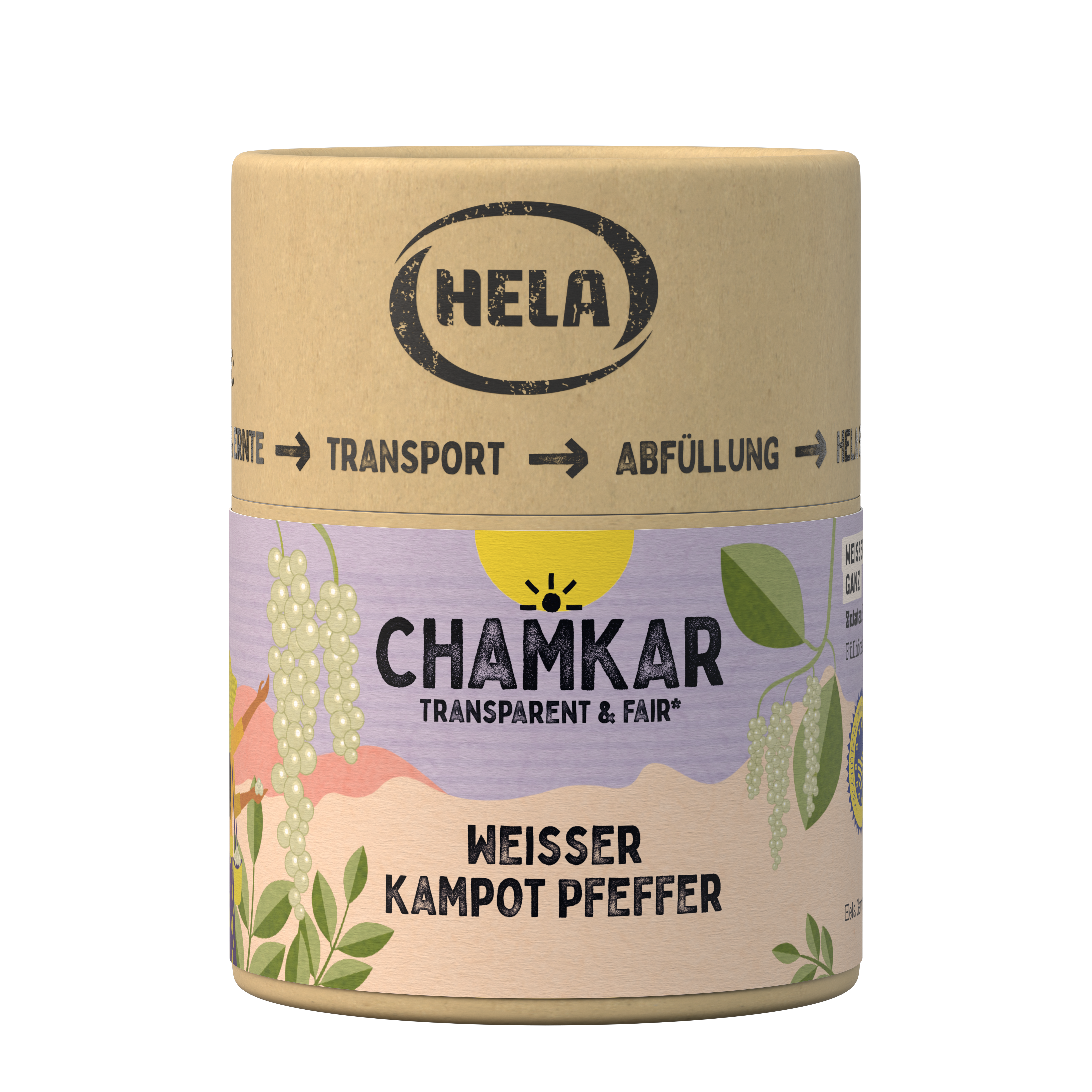 Chamkar Weißer Kampot Pfeffer 110 g