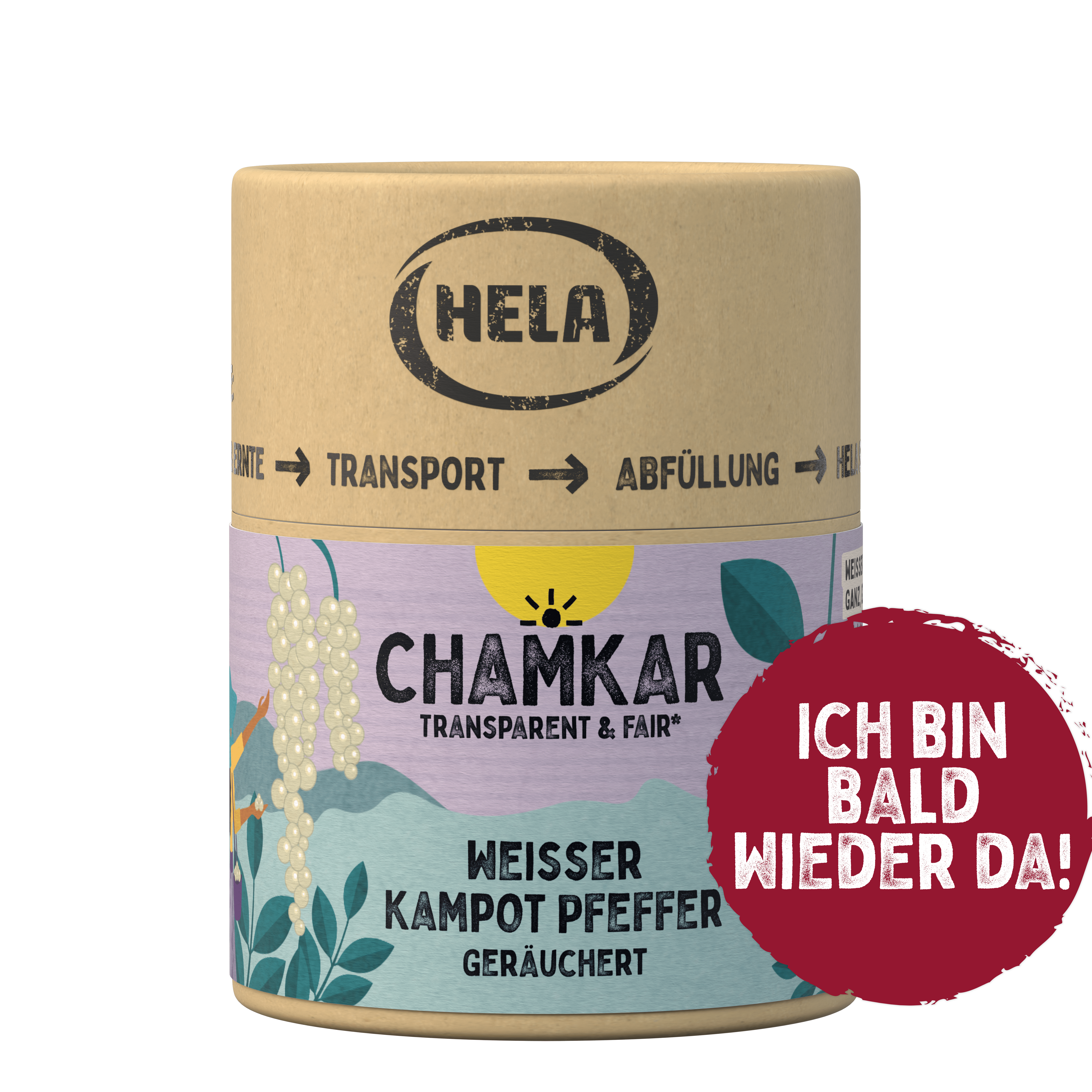 Chamkar Weißer Kampot Pfeffer geräuchert 100 g