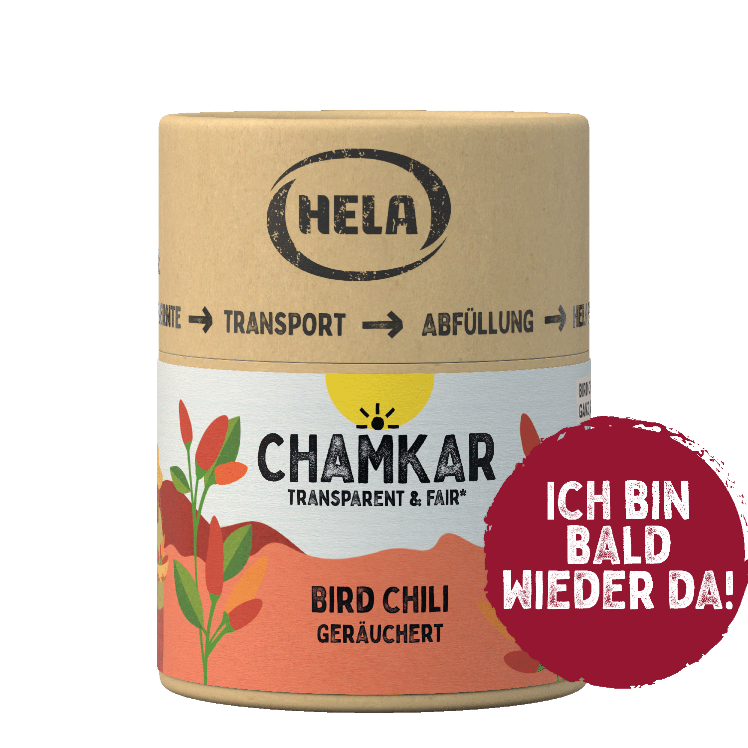 Chamkar Bird Chili geräuchert 25 g